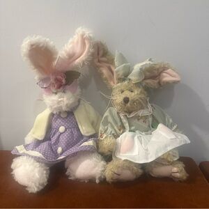 Stuffed collectable bunnies Easter ganz fiesta bunnies